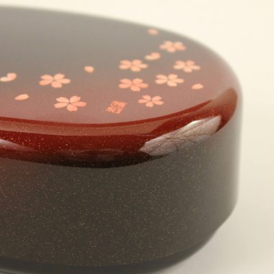 Matlåda Bentobox oval blommor